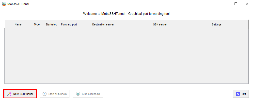 mobaXterm main windows