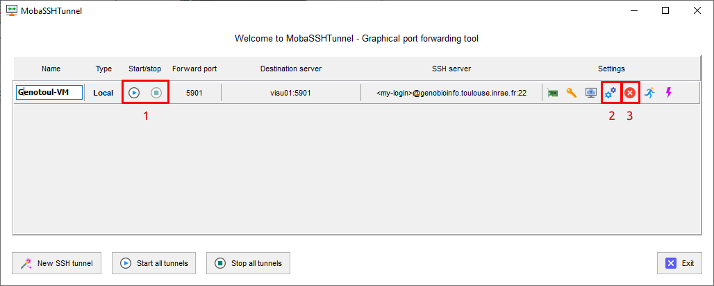 mobaXterm main windows